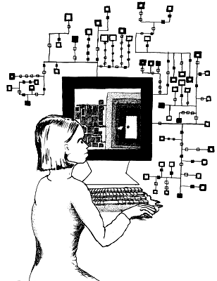 Systems diagram drawing.
